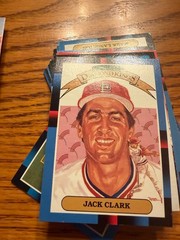 1988 Donruss Diamond Kings Jack Clark St Louis Cardinals Baseball Team Card #15