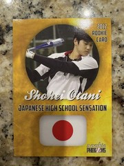 SHOHEI OTANI 2012 ROOKIE PHENOMS JAPANESE HIGH SCHOOL SENSATIONS JAPAN