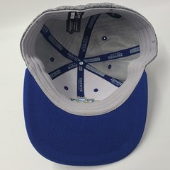 College World Series Hat Fitted XL Zephyr Gray Blue NCAA Baseball 2023 Omaha Men