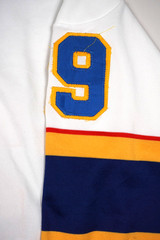 Vintage 80s 90s CCM Maska St Louis Blues Jersey XL White Air Knit Millen #29