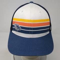 Gonzaga Bulldogs NCAA &rsquo;47 Trucker Hat Blue White Retro Stripe One Size Snapback