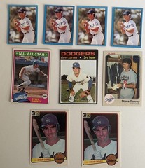 Steve Garvey 1971 Rookie And 8 Vintage Topps, Cards And Stickers LA Dodgers