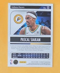 2024-25 Panini Silhouette Pink 1/35 Pascal Siakam #53 First Print SSP Rare