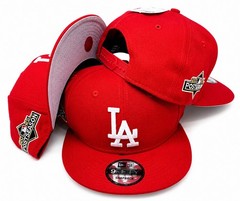 Los Angeles Dodgers 9FIFTY Cap – LA MLB New Era 950 Hat – RED Snapback
