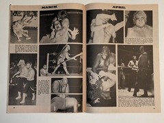 SPORTS REVIEW WRESTLING – APRIL 1985 – Publishers of PWI – Kerry Von Erich