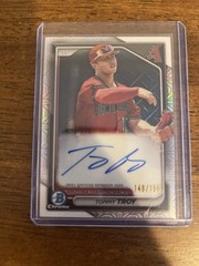 2024 Bowman Chrome Autographs Tommy Troy #CPA-TT HTA Choice Refractor /150
