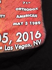 Pacquiao Vs Vargas Boxing T Shirt 2016 Fight Mens Size Medium Black Filipino