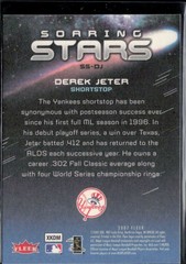 2007 Fleer #SS-DJ Derek Jeter Soaring Stars