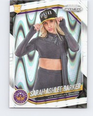 2025 Panini Prizm WNBA #142 Sarah Ashlee Barker White Seismic Sparks