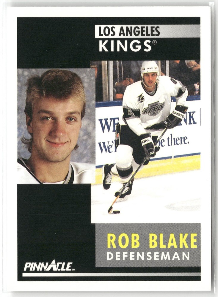 1991-92 Pinnacle – Rob Blake #201 Kings
