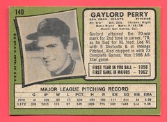 1971 Topps #140 Gaylord Perry – EXMT