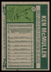 1977 Topps Ken McMullen Oakland Athletics #181