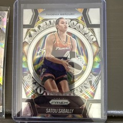 Satou Sabally Mercury 2025 Panini Prizm 4 Card Lot Ice, Blue Velo, Silver Kaleid