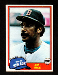 1981 Topps Jim Rice #500 Red Sox