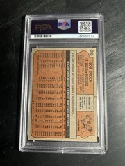 1972 Topps #200 Lou Brock PSA 8 HOF St Louis Cardinals
