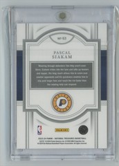 2023-24 Panini National Treasures Amethyst Pascal Siakam 1/3 Indiana Pacers #63