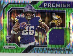 2021 Panini Prizm – Premier Jerseys Kene Nwangwu #PJ-24 Neon Green Pulsar Prizm