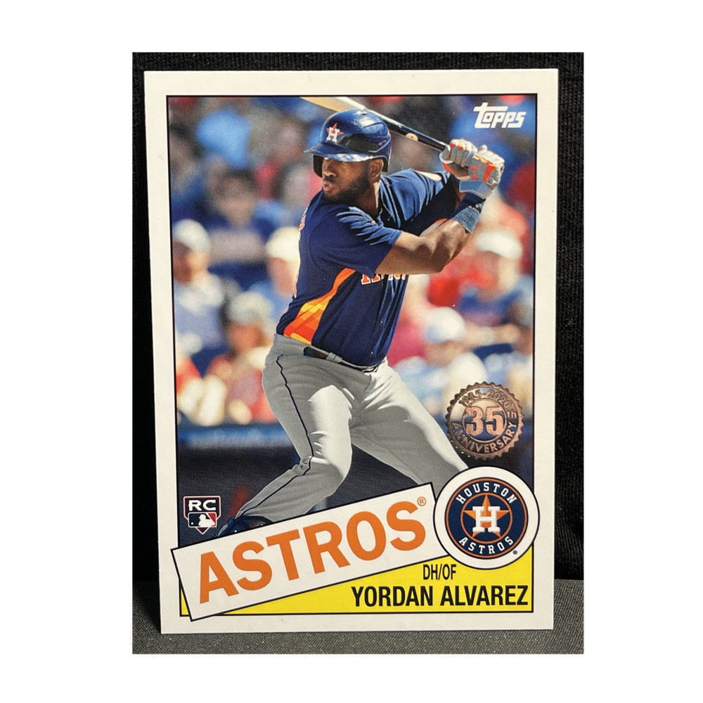 Topps 2020 Update 1985 Topps Baseball Yordan Alvarez RC Astros #85TB-18
