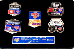 New York Knicks 2026 NBA Finals Champions 5 Pin Set Limited Edition
