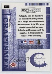 2005 Donruss Craftsmen 526/2000 Ken Griffey Jr #C-13 HOF 0o5y