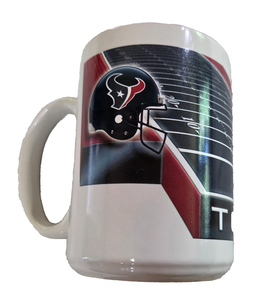 Houston Texans National Football League NFL Mug White Navy Red Black NWT