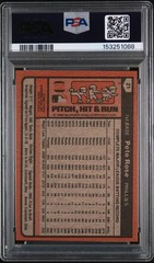 1980 TOPPS ⚾️ BURGER KING PHILLIES #4 PETE ROSE PSA 6 🔥 EX-MT