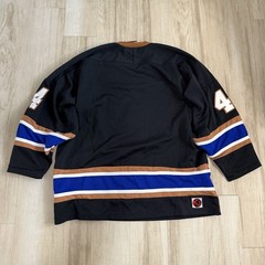 PHOENIX FIREBIRDS K1 Hockey Jersey Black Blue Vintage Made in USA Mens 2XL