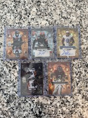 5 Card Wild Card 1/1 Lot Tank Dell Charbonnet Henley Auto Hickman Burton/5