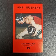 1990-1991 Nebraska Cornhuskers Huskers Police Safety Jason Kelber #16