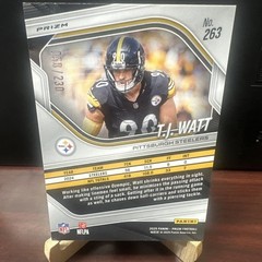 2025 Panini Prizm – T.J. Watt #263 Blue Wave Prizm /230
