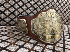 NWA BIG GOLD Championship Title belt Belt Multi Layered 8mm Zinc 3D