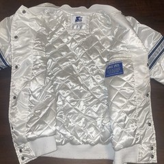 Vintage New York Yankees Starter Power Forward Full Snap Satin Jacket – Large