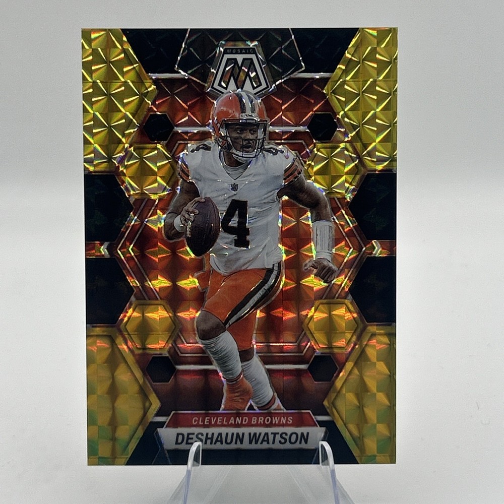 2023 Mosaic Deshaun Watson /9 Black And Yellow