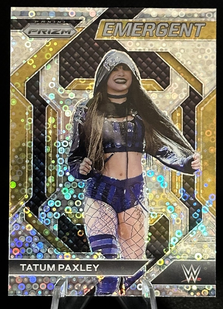 2024 Panini Prizm WWE TATUM PAXLEY #11 UNDERCARD EMERGENT DISCO PRIZM NXT 🔥🔥