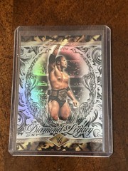 2026 Topps Chrome WWE The Rock Diamond Legacy #RDL-4 BLACK REFRACTOR /10