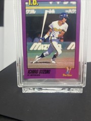 1993 TOMY I.D. BLUE WAVE #102 ICHIRO SUZUKI PSA 9
