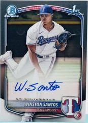 2025 Bowman Winston Santos Chrome Prospects Autographs #CPA-WS (RC, AU)
