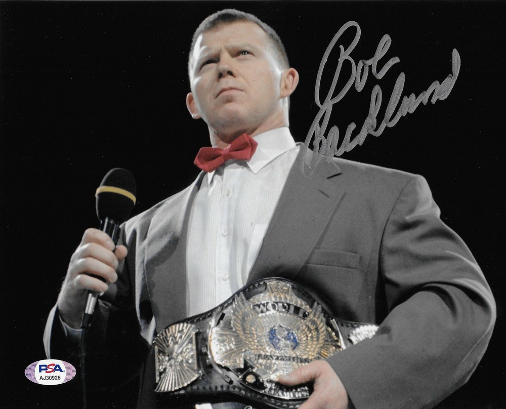 BOB BACKLUND WWF WWE SIGNED AUTOGRAPH 8X10 PHOTO #2 W/ PSA COA