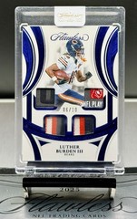 2025 Flawless Luther Burden III💎Rookie Showcase Laundry Tag MEM,SSP/10,NUKE💣🔥