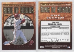 2009 Topps Ring of Honor Mike Schmidt #RH32 HOF 0w7