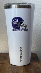 Texas Christian University Horned Frogs TCU Vintage Die Cut Sticker Decal