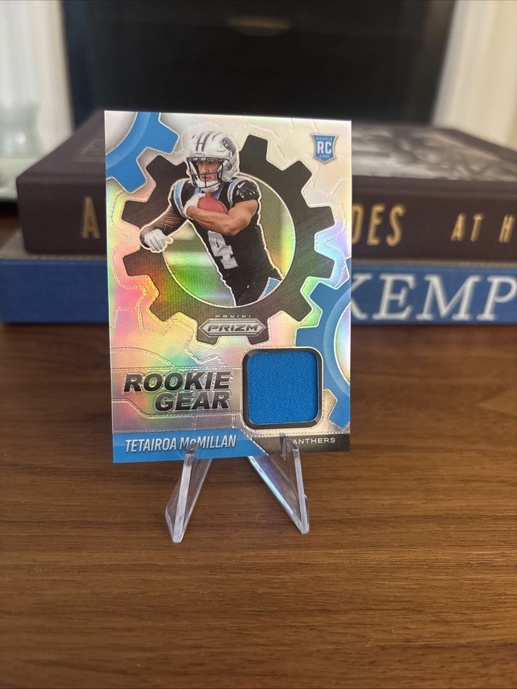 2025 Panini Prizm – Rookie Gear Tetairoa McMillan #RGR-TMC (MEM, RC)