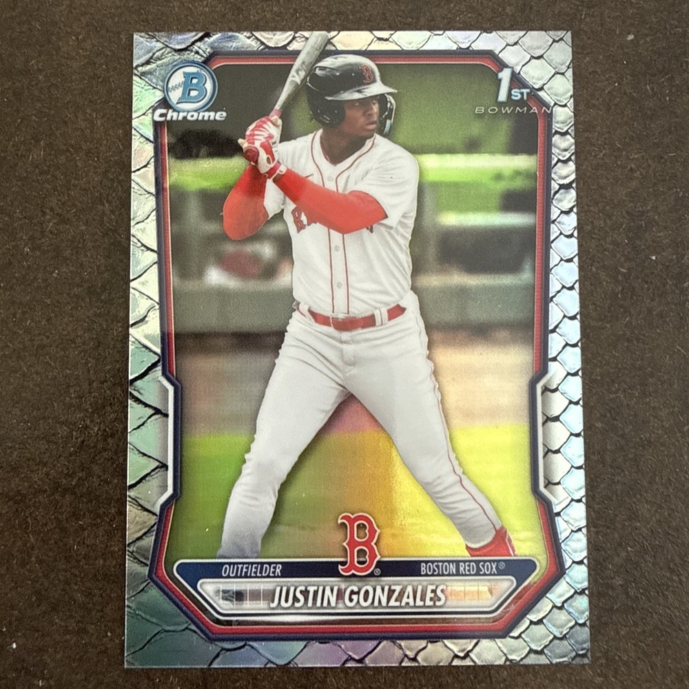 2026 Topps Bowman 1st Justin Gonzales Reptilian Refractor 🔥🔥