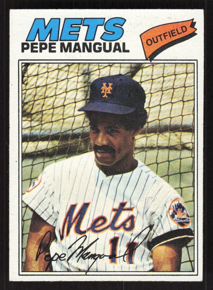 1977 Topps Pepe Mangual #552 New York Mets