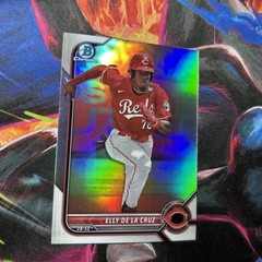 ELLY DE LA CRUZ 2022 Bowman Draft Chrome Refractor #BDC-80