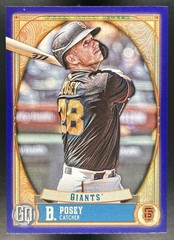 Buster Posey /250 Indigo 2021 Topps Gypsy Queen #190