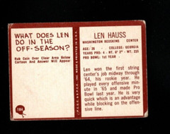 30089* 1967 Philadelphia # 184 Len Hauss