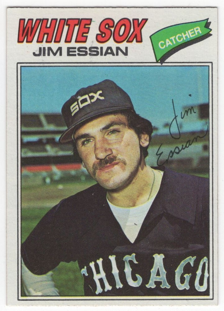 1977 Topps Jim Essian Rookie Chicago White Sox #529