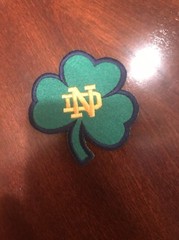 Notre Dame Fighting Irish Vintage Embroidered Iron On Patch 3&Prime; x 3&Prime;
