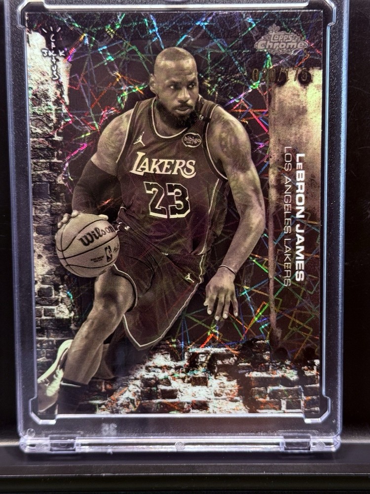2025-26 Topps Chrome Cactus Jack Lebron James #46 Laser Refractor Lakers /175